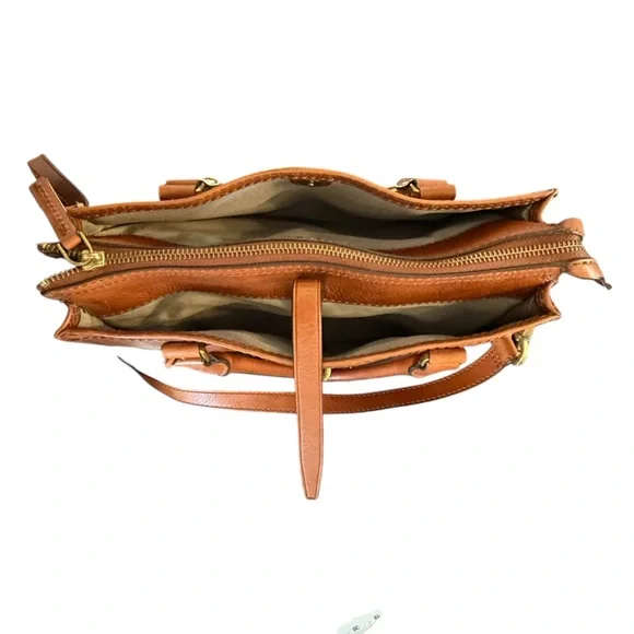 Fossil Ryder Medium Leather Satchel - Picture 8 of 14